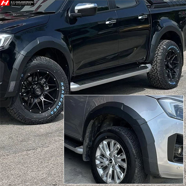 Isuzu D-MAX 2024+ Double Cab Fender Flares - G.C.Hadjigeorgiou - G.C ...