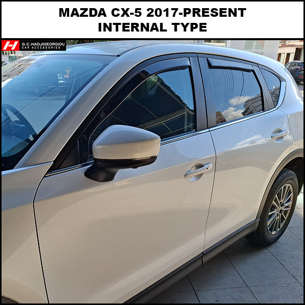 Mazda CX-5 Wind Deflectors - G.C.Hadjigeorgiou Car Accessories