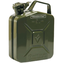 Steel Fuel Canister Green 5L HP AUTOZUBEHOR 10105