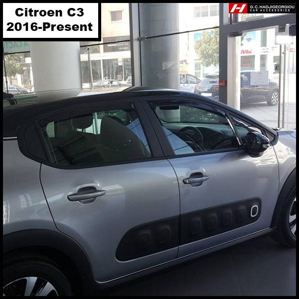 Citroen c3 wind deflectors sale