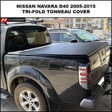 Nissan Navara D40 2005-2015 Tri-Fold Tonneau Cover