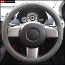 Grey Steering Wheel Cover 38 cm