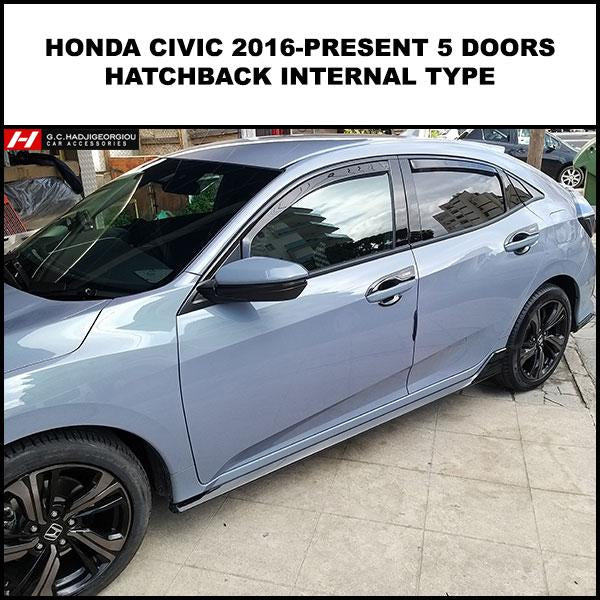 Honda Civic Wind Deflectors - G.C.Hadjigeorgiou Car Accessories - G.C ...