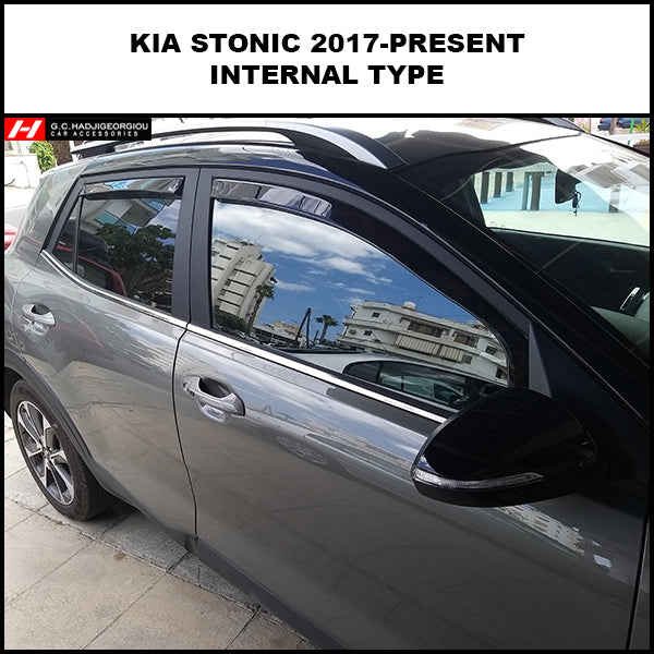 Kia Stonic Wind Deflectors - G.C.Hadjigeorgiou Car Accessories