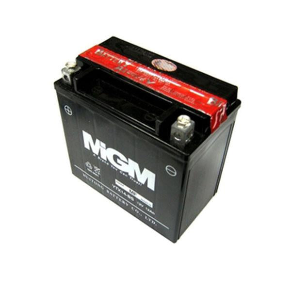 MGM Maintenance-Free Battery 12V 12AH (YTX14‑BS) - G.C.Hadjigeorgiou Car  Accessories