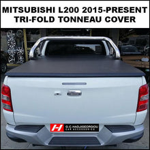 Mitsubishi L200 2015-Present Tri-Fold Tonneau Cover
