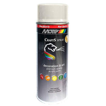 MoTip Crafts White Gloss RAL-9010 Paint 400 ml