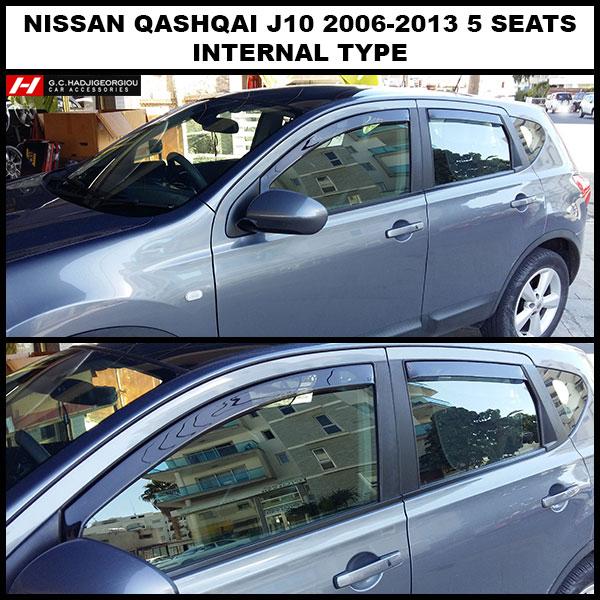 For NISSAN QASHQAI J10 J11 J12 2006-2023 Plastic Window Visor Vent