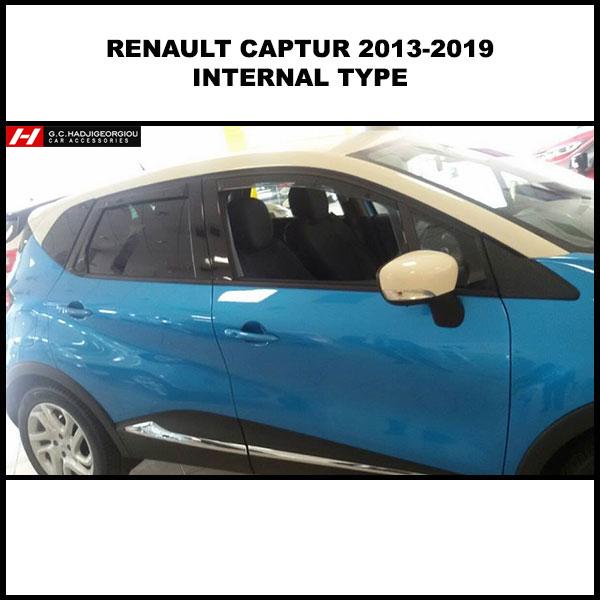 Renault Captur Wind Deflectors - G.C.Hadjigeorgiou Car Accessories - G ...