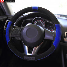 Sparco SPC1108AZ Steering Wheel Cover L-Sport Black/Blue 38 cm