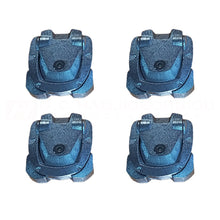 Σετ από 4 Γάντζους Χρωμίου για Επένδυση Καρότσας που αγκαλιάζει μέχρι πάνω