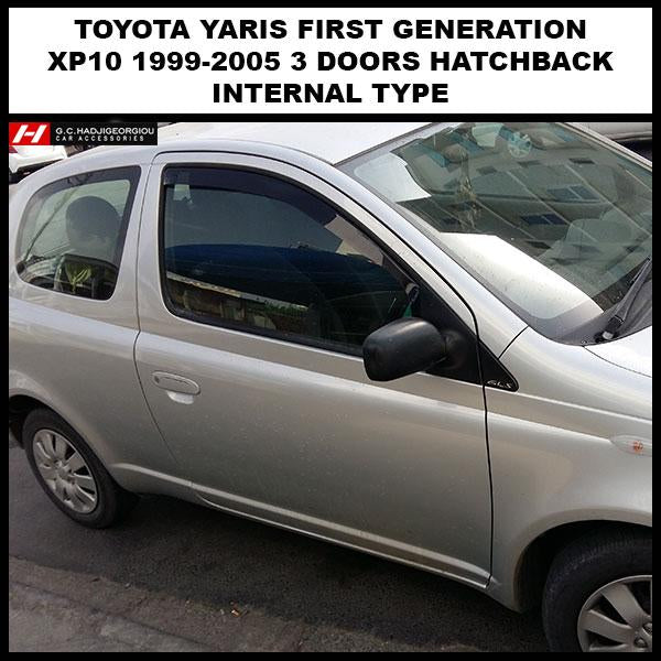 Toyota Yaris Wind Deflectors - G.C.Hadjigeorgiou Car Accessories