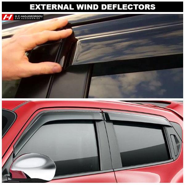 Skoda Roomster Front Wind Deflectors - G.C.Hadjigeorgiou -  G.C.Hadjigeorgiou Car Accessories