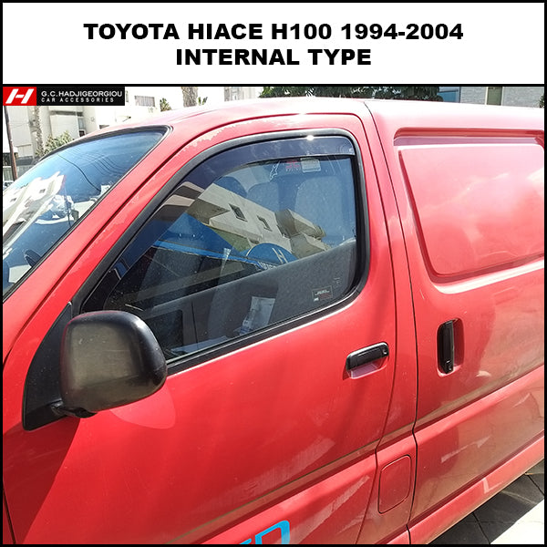 Toyota HiAce Wind Deflectors - G.C.Hadjigeorgiou Car Accessories - G.C ...