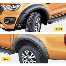 Ford Ranger T8 2018-2021 Double Cab Pocket Style ABS Plastic Fender Flares 6 pcs
