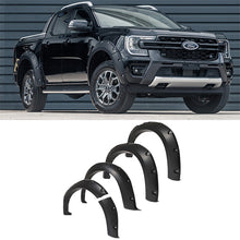 Ford Ranger T9 2022+ Διπλοκάμπινο Φτερά Τροχών Pocket Style Πλαστικά ABS 6 pcs