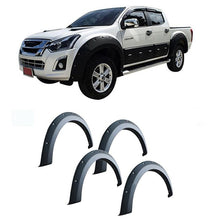 Isuzu D-Max 2012-2019 Διπλοκάμπινο Φτερά Τροχών Pocket Style Πλαστικά ABS 4 pcs