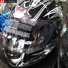 Livwat Silver-Black Full Face Helmet 6800