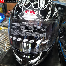 Livwat Silver-Black Full Face Helmet 6800