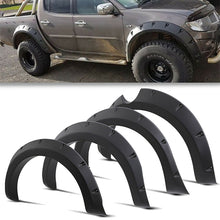 Mitsubishi L200 2005-2015 Double Cab Pocket Style ABS Plastic Fender Flares 4 pcs