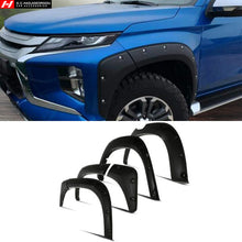 Mitsubishi L200 2019-2023 Διπλοκάμπινο Φτερά Τροχών Pocket Style Πλαστικά ABS 6 pcs