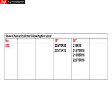 Snow Chains No245 4WD