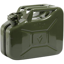 Steel Fuel Canister Green 10L HP AUTOZUBEHOR 10117