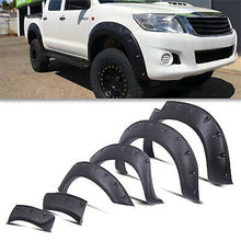 Toyota Hilux 2005-2011 Double Cab Pocket Style ABS Plastic Fender Flares 6 pcs