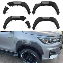 Toyota Hilux Revo 2015-2025 Double Cab OEM Style ABS Plastic Fender Flares 6 pcs