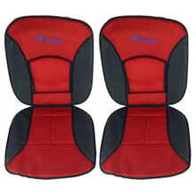 Racing Red Seat Cushions, Steering Wheel Cover, Seat Belt Cushions