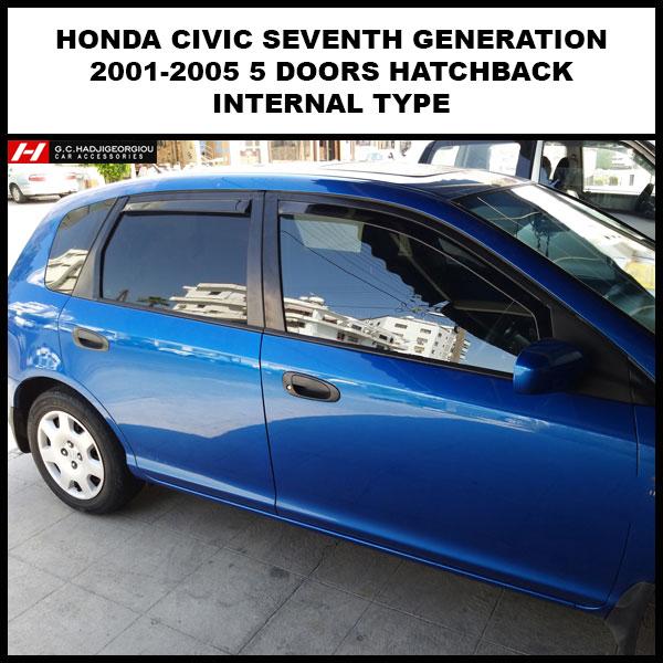 Honda Civic Wind Deflectors Car Accessories G.C