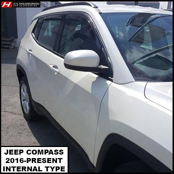 Jeep Compass Wind Deflectors - G.C.Hadjigeorgiou Car Accessories - G.C ...