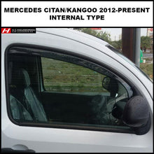 Mercedes Benz Citan/Kangoo Wind Deflectors