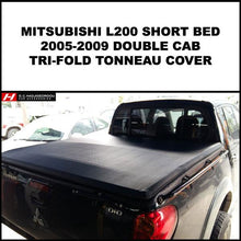 Mitsubishi L200 SHORT BED ANIMAL/WARRIOR 2005-2009 Tri-Fold Tonneau Cover