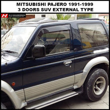Mitsubishi Pajero Wind Deflectors