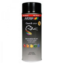 MoTip Crafts Black Gloss RAL-9005 Paint 400 ml