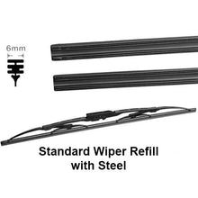 Rubber Refill for Standard Type Wiper Blade 28 Inch