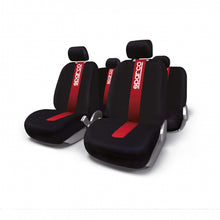 Sparco SPC1013 Universal Seat Covers, Black/Red