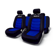 Sparco SPC1019AZ Universal Seat Covers, Black/Blue