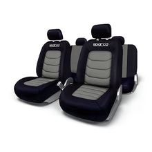 Sparco SPC1019GR Universal Seat Covers, Black/Grey