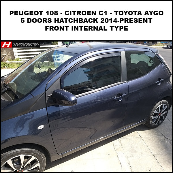 Toyota Aygo Wind Deflectors Car Accessories G.C