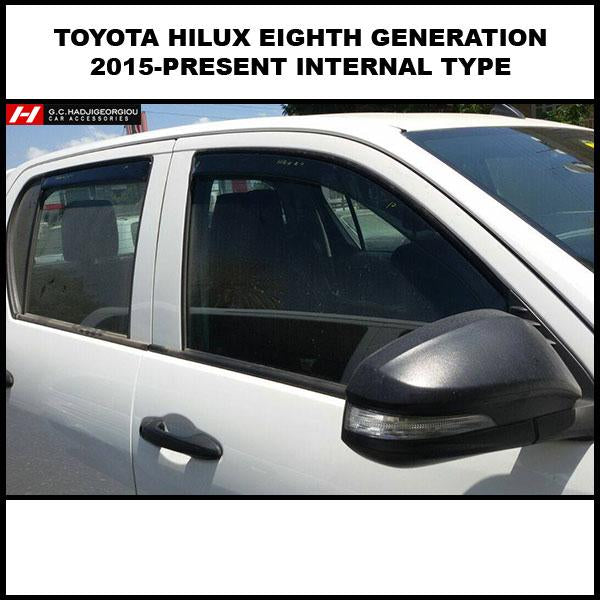 Toyota Hilux Wind Deflectors Car Accessories G.C