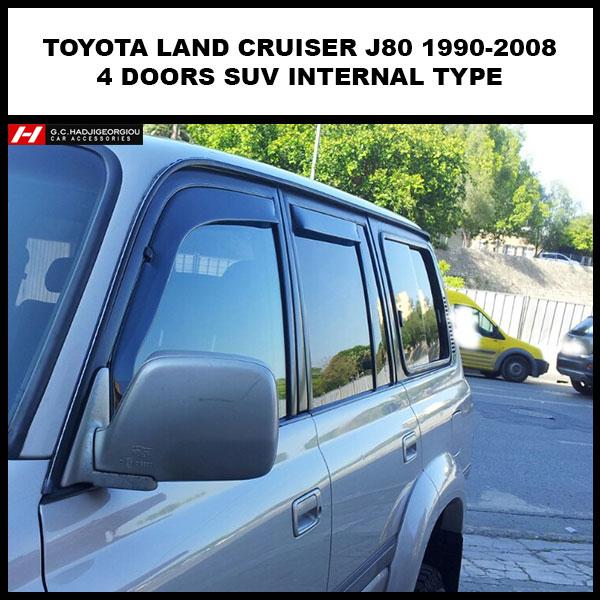 Toyota Land Cruiser Prado Wind Deflectors G.C